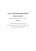 Expert Field Medical Badge &lpar;EFMB&rpar; &ndash; Written Test Review &vert; 2026 Edition &ndash; 50-Question Comprehensive Multiple-Choice Examination