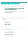 NUR 4120 Nursing Leadership Complete Exam Prep Bundle 2026 &vert; Exam 1 &plus; Chapter 1&ndash;21 Review &plus; Questions & Answers &vert; Latest Update &vert; Graded A&plus;