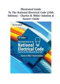 Illustrated Guide to the National Electrical Code &lpar;10th Edition&rpar; &ndash; Charles R&period; Miller Solution & Answer Guide  A&plus;  Latest Edition 2026