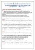 Texas Notary Public Practice Exam 2026 Edition &vert; 290 Q&A with Answers & Rationales &vert; Latest TX Notary Test Prep