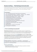 Samenvatting Marketingcommunicatie &vert; HvA &vert; 2025&sol;26