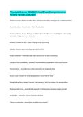 Physical Science 100 BYU Final Exam Comprehensive Review Verified by Expert