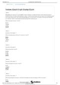 Excel Crash Course Exam Review 2026&ndash;2027 &vert; Complete Practice Study Guide