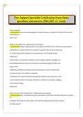 Peer Support Specialist Certification Exam Study Questions and Answers 2026&sol;2027 &vert; A&plus; Grade Behavioral Health Support Study Guide