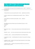 Bio 2400&colon; Exam 3 Microbiology Review MCC Questions and Answers&period;