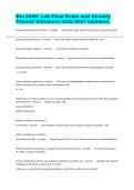 Bio 2400&colon; Lab Final Exam and Already Passed Solutions 2026-2027 Updated&period;