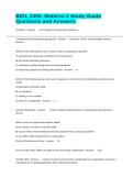 BIOL 2400&colon; Midterm 2 Study Guide Questions and Answers&period;&NewLine;&NewLine;