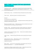 BIOL 2400&colon; Chapter 39 Test Questions and Answers&period;