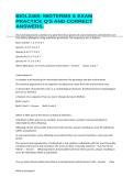 BIOL2400&colon; MIDTERMS & EXAM PRACTICE Q'S AND CORRECT ANSWERS&period;&NewLine;&NewLine;
