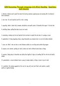 GED Reasoning Through Language Arts &lpar;RLA&rpar; Reading Exam &lpar;2026&sol;2027&rpar; &vert; GED &vert; PDF