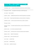 Biology 2400 exam 1 Questions All Answered Correct 2026&period;