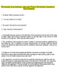 Minnesota Cosmetology Laws and Rules Worksheet Questions and Answers &lpar;2026&sol;2027&rpar; &vert; Cosmetology &vert; Minnesota Board &lpar;PDF&rpar;
