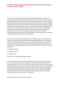 FCCS pre-test Exam &lpar;updated 2026&rpar; Questions & Answers &vert; Latest Already Graded A&plus; UPDATE &vert;2026&NewLine;