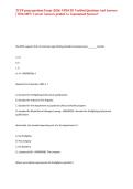 TCFP prep questions Exam &lpar;2026&rpar; UPDATE Verified Questions And Answers &vert; With 100&percnt; Correct Answers graded A&plus; Guaranteed Success&excl;&excl;&NewLine;