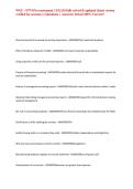 WGU - D774 Pre-assessment 2 EXAM fully solved & updated &lpar;latest version verified for accuracy&rpar; &lpar;Questions &plus; Answers&rpar; Solved 100&percnt; Correct&excl;&excl;&NewLine;