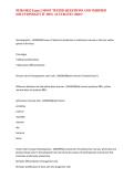 NURS 8022 Exam 2 MOST TESTED QUESTIONS AND VERIFIED SOLUTIONS&sol;GET IT 100&percnt; ACCURATE&excl;&excl; 2026&excl;&excl;&NewLine;