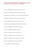 NURS 5432 FNP 1 EXAM Study Guide for &vert; Complete Questions and Correct Answers &vert; Newest Exam &vert; Verified Answers &vert; Just Released&NewLine;