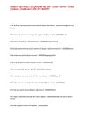 Chem 103 Lab Final EXAM Questions with 100&percnt; Correct Answers &vert; Verified &vert; Updated &lpar;Actual Exam&rpar; LATEST VERSION&excl;&excl;&NewLine;