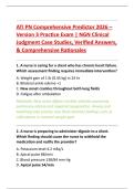 ATI PN Comprehensive Predictor 2026 &ndash; &NewLine;Version 3 Practice Exam &vert; NGN Clinical &NewLine;Judgment Case Studies&comma; Verified Answers&comma; &NewLine;& Comprehensive Rationales 