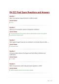 FA CCC Final Exam Questions and Answers&NewLine;