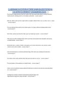 CA BRANCH 2 OPERATOR EXAM &lpar;QUESTION 9 & 10&rpar; WITH CORRECT ANSWERS 2026