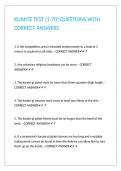 KUMITE TEST &lpar;1-70&rpar; QUESTIONS WITH CORRECT ANSWERS