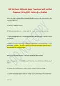 OM 300 Exam 2 Chilcutt Exam Questions with Verified &NewLine;Answers &vert;2026&sol;2027 Update &vert; A&plus; Graded 