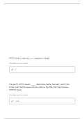 HCPCS STUDY QUESTIONS WITH CORRECT ANSWERS