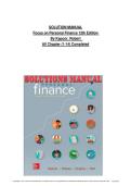 Focus on Personal Finance 12th Edition by Jack Kapoor&comma; Les Dlabay&comma; Robert J&period; Hughes & Melissa Hart &ndash; ISBN 9781259720680 &ndash; Complete Solution Manual for All Chapters 1&ndash;14