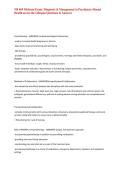 NR 605 Midterm Exam &vert; Diagnosis & Management in Psychiatric-Mental Health across the Lifespan Questions & Answers&NewLine;