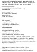 NURS 676 ADVANCED PHARMACOLOGY MIDTERM EXAM COMPLETE PRACTICE&NewLine;TEST BANK QUESTIONS AND ANSWERS &vert; VERIFIED SOLUTIONS &vert; COMPREHENSIVE&NewLine;STUDY GUIDE &vert; UPDATED 2026&sol;2027 &lpar;WEST COAST UNIVERSITY &ndash; WCU&rpar;