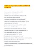 TCAR POST &vert; TCAR POST TEST EXAM 50 QUESTIONS AND CORRECT &lbrace;VERIFIED&rcub; ANSWERS NEWEST UPDATE&vert;ALREADY GRADED A&plus;2025