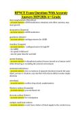 RPNCE Exam Questions With Accurate &NewLine;Answers 20252026 A&plus; Grade&period; 