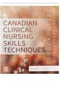 TEST BANK FOR Canadian Clinical Nursing Skills And Technique&rsquo;s 1st Edition By Perry Patricia A&period; Potter ISBN&colon;9781771722094 COMPLETE GUIDE ALL CHAPTERS COVERED 100&percnt; VERIFIED A&plus; GRADE ASSURED&excl;&excl;&excl;&excl;&excl; NEW LATEST UPDATE&excl;&excl;&excl;&excl;&excl;