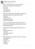 NUR 304 Exam 2 Cardiac Questions and Correct Answers &lpar;Verified Answers&rpar; New Update 2026&sol;27 &vert; Graded A&plus;