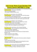 SAFe Scrum Master Exam Questions With &NewLine;Correct Answers 20252026 A&plus; Grade&period;