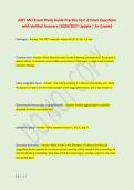 AMT MLT Exam Study Guide Practice Test -2 Exam Questions &NewLine;with Verified Answers &vert;2026&sol;2027 Update &vert; A&plus; Graded 