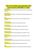 SAFe Scrum Master Exam Questions With &NewLine;Correct Answers 20252026 A&plus; Grade&period; 