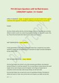 PHI 105 Exam Questions with Verified Answers &NewLine;&vert;2026&sol;2027 Update &vert; A&plus; Graded