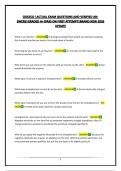 CIDESCO &vert;ACTUAL EXAM QUESTIONS AND VERIFIED ANSWERS&vert;GRADED A&plus;&vert;PASS ON FIRST ATTEMPT&vert;BRAND NEW 2026 UPDATE