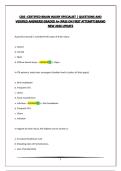 CBIS -CERTIFIED BRAIN INJURY SPECIALIST &vert; QUESTIONS AND VERIFIED ANSWERS&vert;GRADED A&plus;&vert;PASS ON FIRST ATTEMPT&vert;BRAND NEW 2026 UPDATE