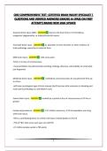 CBIS COMPREHENSIVE TEST -CERTIFIED BRAIN INJURY SPECIALIST &vert; QUESTIONS AND VERIFIED ANSWERS&vert;GRADED A&plus;&vert;PASS ON FIRST ATTEMPT&vert;BRAND NEW 2026 UPDATE