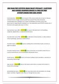 CBIS EXAM PREP-CERTIFIED BRAIN INJURY SPECIALIST &vert; QUESTIONS AND VERIFIED ANSWERS&vert;GRADED A&plus;&vert;PASS ON FIRST ATTEMPT&vert;BRAND NEW 2026 UPDATE