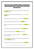 NAVTA AVA TEST 2026 -VETERINARY ASSISTANT&vert; QUESTIONS AND VERIFIED ANSWERS&vert;GRADED A&plus;&vert;PASS ON FIRST ATTEMPT&vert;BRAND NEW 2026 UPDATE