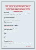 NSG 120 Pathophysiology HESI Exam 1 &lpar;Herzing&rpar; Newest Actual Exam 2026 &vert; NSG 120 Pathophysiology HESI Exam 1 Review with 300&plus; Practice Questions & Verified Answers &lpar;Nursing Pathophysiology&rpar;