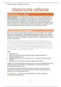 Samenvatting historische reflectie - Artevelde &lpar;sociaal werk&rpar;