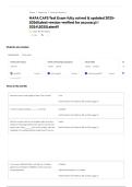 NAFA CAFS Test Exam fully solved & updated 2025-2026&lpar;latest version verified for accuracy&rpar; &vert; 20242025Latest&excl;&excl;