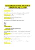 SPI Mock Exam Questions With Accurate &NewLine;Answers 20252026 A&plus; Grade