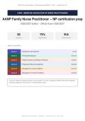 AANP Family Nurse Practitioner Certification Exam Actual Exam 2026&sol;2027 &ndash; Complete Exam-Style Questions &vert; Detailed Rationales &ndash; Pass Guaranteed &ndash; A&plus; Graded&NewLine;&NewLine;