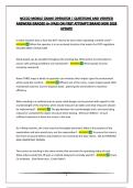 NCCCO MOBILE CRANE OPERATOR &vert; QUESTIONS AND VERIFIED ANSWERS&vert;GRADED A&plus;&vert;PASS ON FIRST ATTEMPT&vert;BRAND NEW 2026 UPDATE